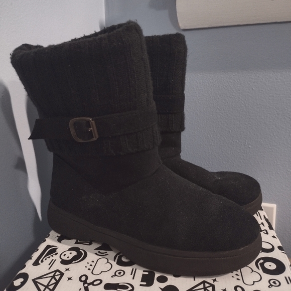 Bamboo Black Booties size 7.5 - Picture 3 of 3